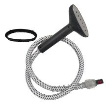 Universal Garment Steamer Hose with Brush Attachment, Replacement Nozzle Set for Easy Installation