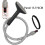Universal Garment Steamer Hose with Brush Attachment, Replacement Nozzle Set for Easy Installation 3