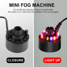Mist Maker, Indoor Fountain  Foggers, Small Pond Fog Machine Atomizer Air Humidifier for Halloween, Christmas