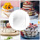 13PCS Transparent Cake Cream Scraper Flexible Plastic Icing Spatula Buttercream Smoother Cake Decorating Tools Baking 7