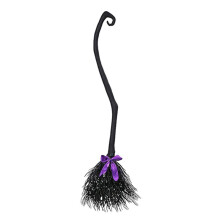 Halloween Decoration Witch Flying Broomstick,Party Dance Costume Props Witch Broomstick Decoration Black &