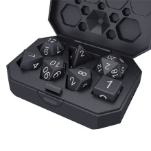 Electronic Dices USB Rechargeable Luminous Dices Glow DND Dices Polyhedral Dices Board Game Party Entertainment Toy