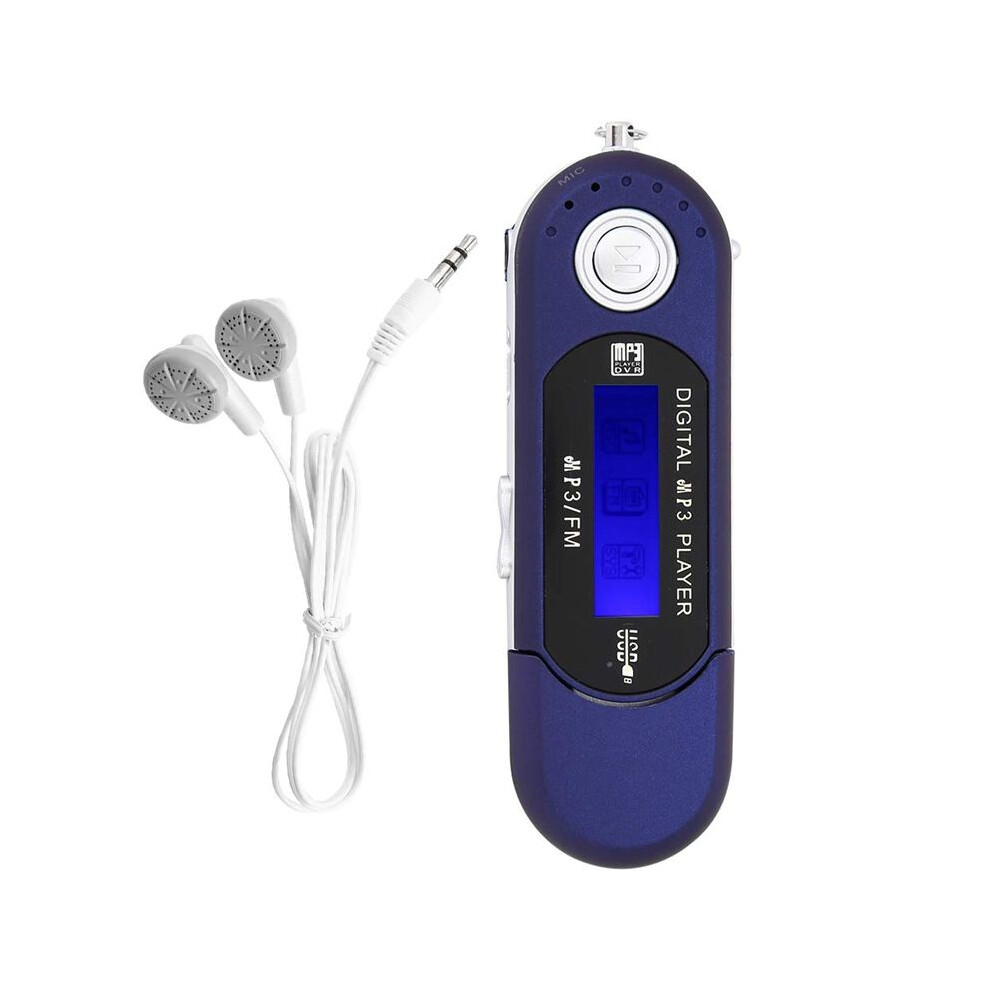 Mp3 Player With Earphone 8Gb, Portable Music Mp3 Usb Player With Lcd Screen Fm Radio For Walking Running () 6032416886156