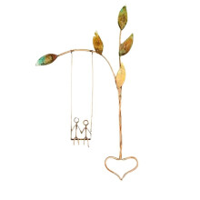 Swing Decorations Metal Wall Arts, Metal Wall Decor, Wall Decor Living Room, Exquisite Wall Sculptures Home Decor A
