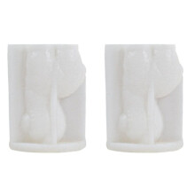 2 Uds 3D Alpacas Molde de Vela de Silicona DIY Lindo Animal Perfumado Vela JabóN ArtesaníA Regalos Hacer Molde de Yeso de Resina