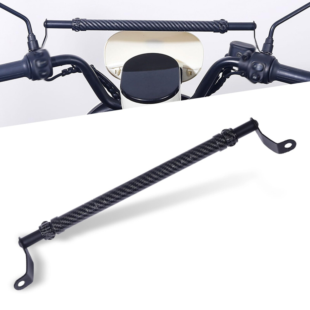 Motorcycle Handlebar Extender With Adjustable Crossbar Mount, Vibration Reduction, Carbon Fiber Universal Fit 9771547202332