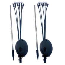 2pcs Solar Firefly Lights, Garden Lights, Outdoor Waterproof Lawn Lights, Garden Landscape Decoration (Warm Lights)
