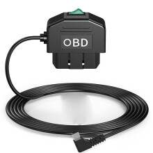 Dash Cam OBD-Hardwire-Set, Dashcamera USB Type C-Hardwire-Set met OBD-Voedingskabel voor Dashcam 12-24V Naar 5V/3A