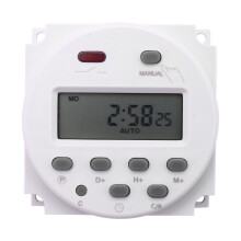 Neue LCD Digital Steuerspannung Programmierbarer Timer 12V 16A Zeitrelais