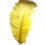 New Style Artificial 10-12 Inch Ostrich Feathers Great Decorations gold 2