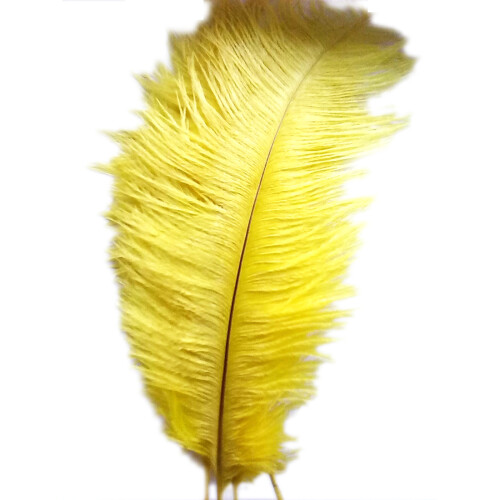 New Style Artificial 10-12 Inch Ostrich Feathers Great Decorations gold 1