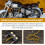 Motorcycle Decorative Led Taillight License Plate Light For     White 5