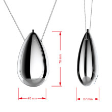 Wearable Air Purifier, Personal Travel Size Air Purifier, Necklace & Portable USB Charging Smoke Purifier Silver