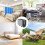 Folding Bed with Mattress, 6-Level Adjustable Headrest, 8 Wheels, 150kg Capacity 11