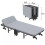 Folding Bed with Mattress, 6-Level Adjustable Headrest, 8 Wheels, 150kg Capacity 13