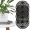 5PCS Heavy Planter Holder Potted Plant Stand, Diameter 12inch Root Controller Chassis Drainage and Ventilation 3