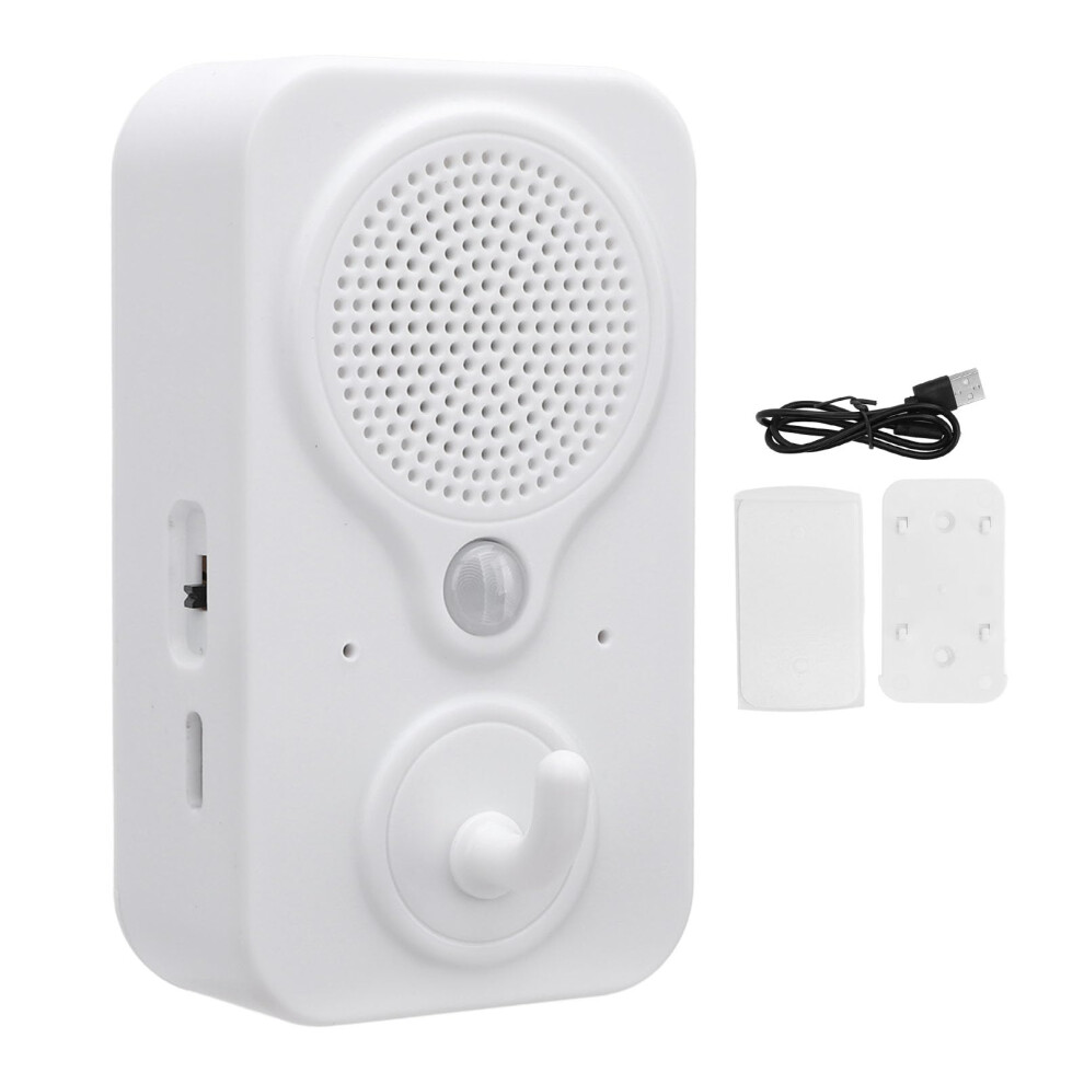 Motion Sensor Voice Player With Diy Recording, Long Battery Life Pir Infrared Doorbell For Home Store 9169991234144