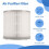 Air Purifier Filter Compatible with  Air Purifier 4 Compact Filter  Air Purifier PM 2.5 with Activated Carbon Filter 6