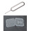 (Box)Sim Card Tray Ejector Eject Pin Key Removal Tool Mobile Phone Tool Tools 5