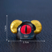 (Cyclops) Halloween Adorable Resin Monster Crystal Ball Decorations For Desktop Fun