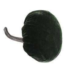 Large Velvet Pumpkins for Decorating,Handmade Artificial Harvest Pumpkins,Fall Halloween Thanksgiving Home Decor(Green)
