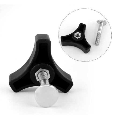 8 Sets Lawn Mower Handle Bolts, Triangle Handle Knob Nut Screw Bolt Lawnmower Handle Wing Nut Universal Fixing Nut 2
