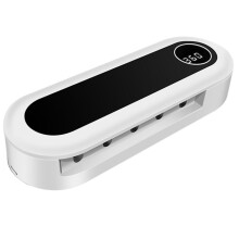 Toothbrush Sterilizer,UV Toothbrush Sterilizer and Holder,5 Toothbrush Slots,Cordless Wall Mounted Toothbrush Sterilizer