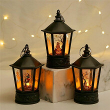 Lampada Manuale di Halloween Decorazione di Halloween Candela Elettronica A LED Decorazione Atmosfera Candela Fantasma Lampada A Vento