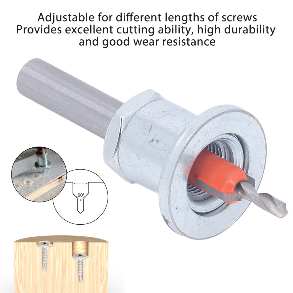 Alloy Steel Countersink Drill Bit 8mm