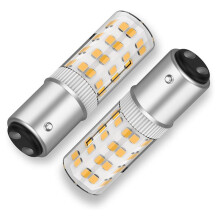 BA15DLED 120V Dual Contact Bajonett Bas Glödlampa,50 Watt Halogen JD T3/T4 Ekvivalent,Ersättningssymaskin LED-Lampa A