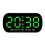 Adjustable Brightness Electronic Clock Simple Multifunctional Alarm Clock LED Digital Clock Date and Temperature Display 1