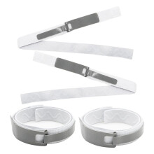 Foley Catheter Holder Urinary Legband Holder 4 Pcs Elastic Catheter Leg Strap Foley Catheter Stabilization Device Grey