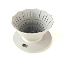 Pour over Coffee Dripper Filter Silicone Camping Coffee Filter for Travel Camping Office Home Coffee Accessories Grey