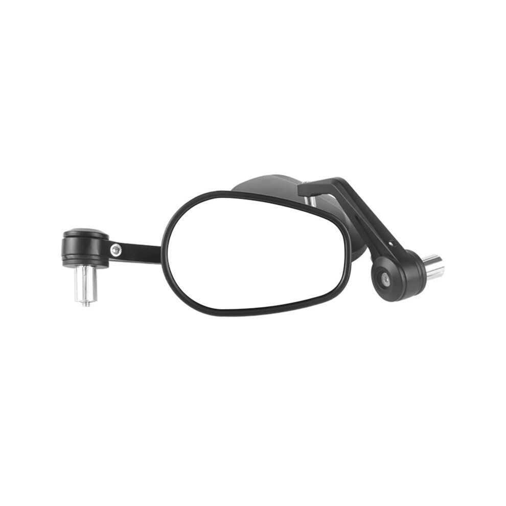 Universal Motorcycle 22Mm Handlebar Rearview Mirror Oval Reflector Mirror Modification Accessories B Light 6031061440997
