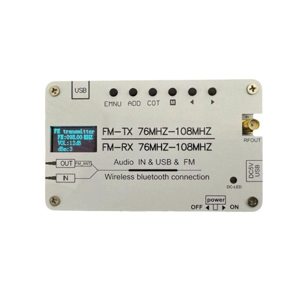 Multi Functional Fm Transmitter Usb Fm Transmitter Fm Radio 76Mhz-108Mhz Receiving And Transmitting Aux Audio 6031577624874