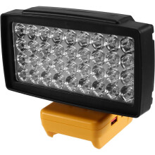 Lampe Torche 36 LED pour Voiture, Lampe de Travail, Batterie Externe USB pour Lampe pour 18 V 20 V