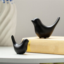 Petites Statues D'Animaux, Décoration D'Intérieur Moderne Noire, Ornements Décoratifs pour Salon, Chambre, Bureau, Armoires