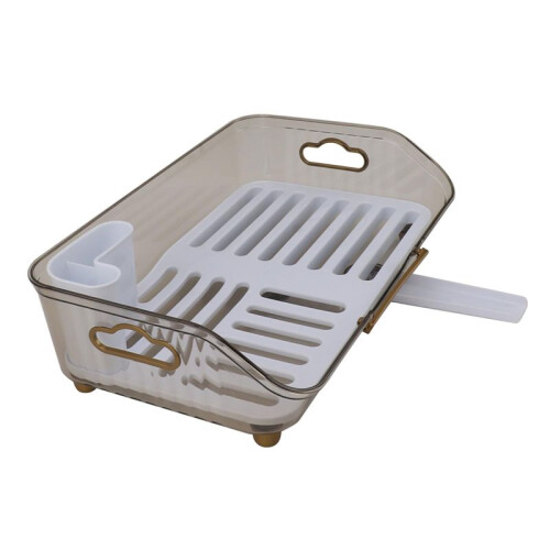 Multifunctional Dish Drying Rack,Household Kitchen Tableware Storage Rack,Space-Saving PP Drainer for Kitchen Decor