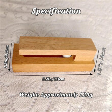 Bathroom Wall Mounted Wooden Towel Rack Self-Adhesive Retro Towel Rack Suitable for Bathroom, Kitchen, Home Decoration