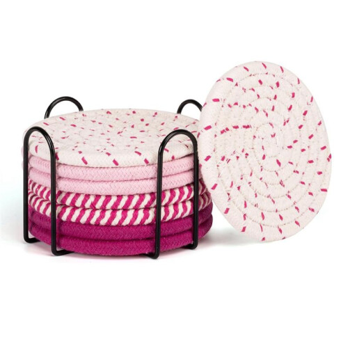 8 Pcs Coasters for Desk Coasters for Drinks Absorbent Coasters for Coffee Table Cute Coasters