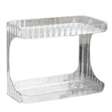 Bathroom Storage Rack Double-Layer Cosmetic Storage Box Hand Washing Stand Desktop Skin Care Products Display Stand A