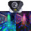 Party Light DJ Three- Disco  Light with Pattern Projection and Voice-Controlled Laser Light RGB for Bar Wedding 3