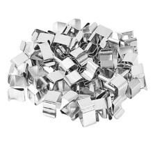 50x Clip per Luci Natalizie, Gancio per Lanterna Natalizia, Clip per Cavo Lanterna da Esterno, Clip Decorativa per Lanterna Natalizia