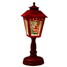 Weihnachtsdekoration, Leuchtendes Nachtlicht Aus Kristall, Weihnachtsschmuck, Tischlampe, Weihnachtsdekoration für Zuhause, Rot