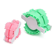 Pom Pom Maker Fluffs Weaving Tool Heart Shape Crochet Yarn Pom Pom Maker 2pcs Portable Handmade Weaving Tool