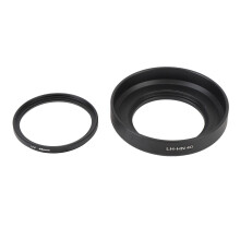 46 mm LH HN40 UV-Filter-Gegenlichtblende-Set Schwarz 16-50 mm