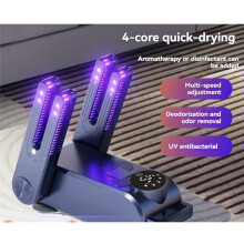Telescopic Shoe Dryer Boots Drying Rack Portable with Wet Dry Function Quick Air Circulation Shoe Drying Machine US Plug