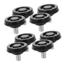 8pcs Adjustable Barber Chair Leg Levelers with Foot Rest Bolts for Enhanced Stability and Floor Protection