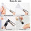 Reusable Sealing Nozzle Organizer Tool Universal Rubber Nozzle Tool Set for Kitchen Bathroom B 6