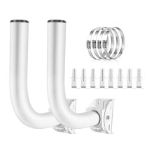 Kit de Montagem de Suporte de Ponte Sem Fio Universal Ajustável, para Antena Externa Ponto A Ponto Ponto de Acesso AP Cliente 2Pack